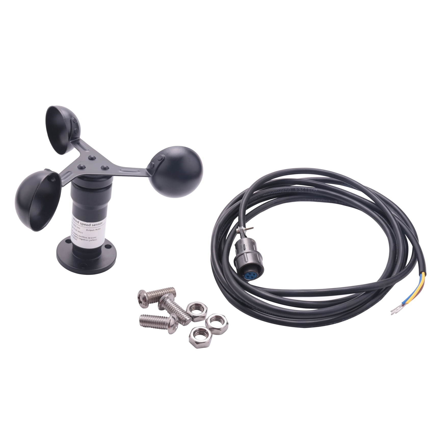 Pulse Signal Wind Sensor Digital Anemometer Pulse Signal Output Aluminum Alloy Wind Speed Sensor