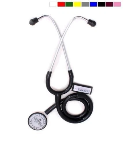PulseWave Stethoscope with Nickel-Coated Frame and Soft Earpiece for Enhanced Comfort & Durability