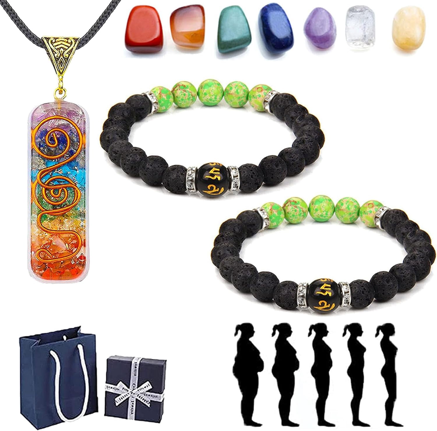 Pulsera Arus 7 Chakra Original, Bracciali Chakra per Italia