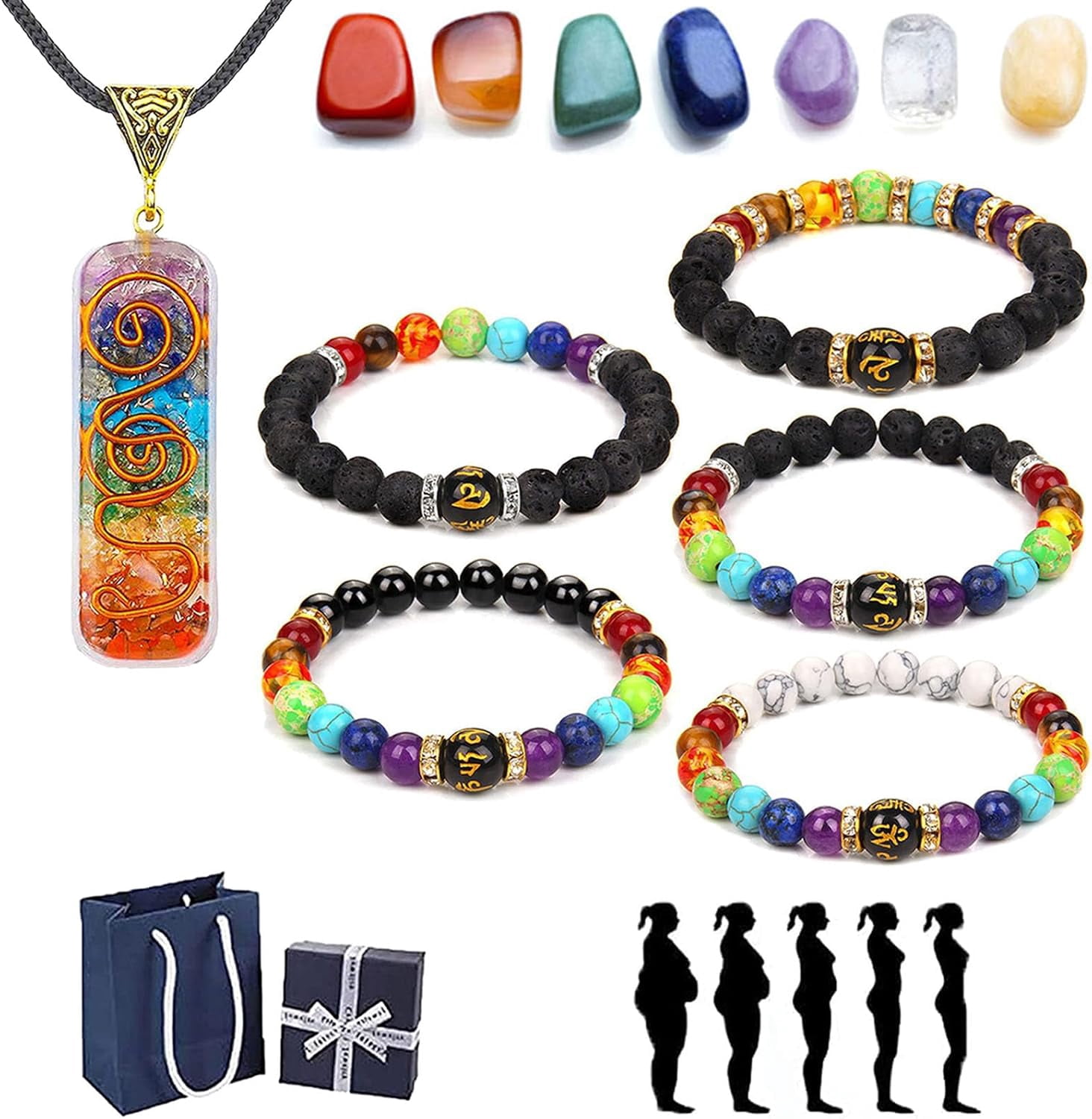 Pulsera Arus 7 Chakras Original Con Piedras Naturales - Equi | Cuotas