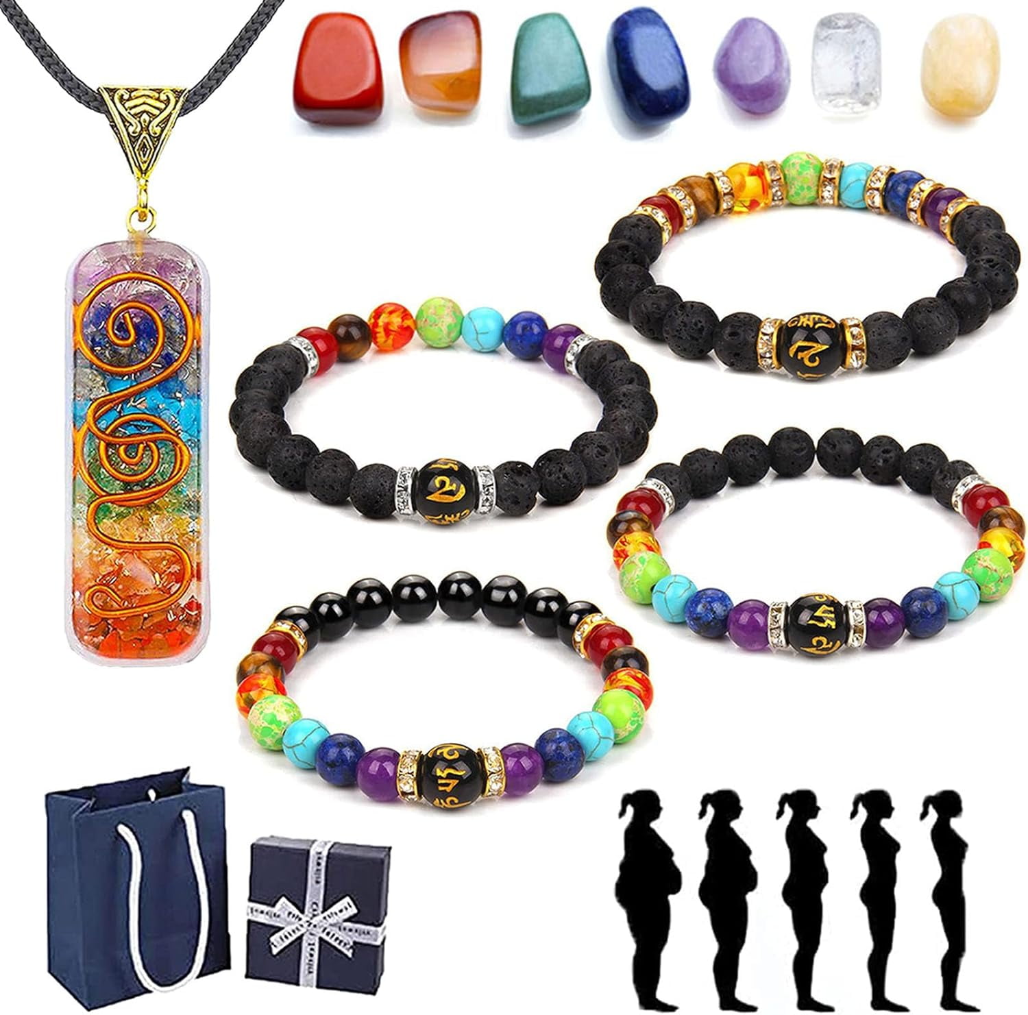 Pulsera Arus 7 Chakras Original Con Piedras Naturales - Equi | Cuotas