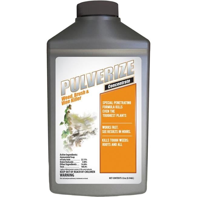 Pulverize Weed, Brush & Vine Killer, Broadleaf & Woody Treatment, 32oz  Herbicide for Lawn & Flower Beds - Walmart.com