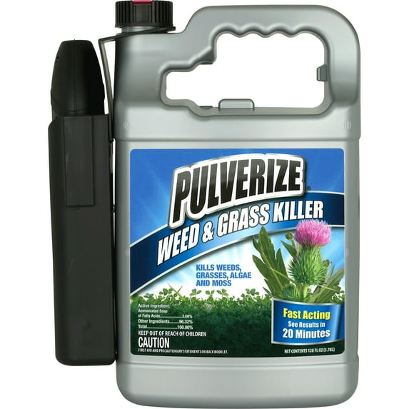 Pulverize Weed & Grass Killer, 1 Gallon Battery Sprayer, Herbicide