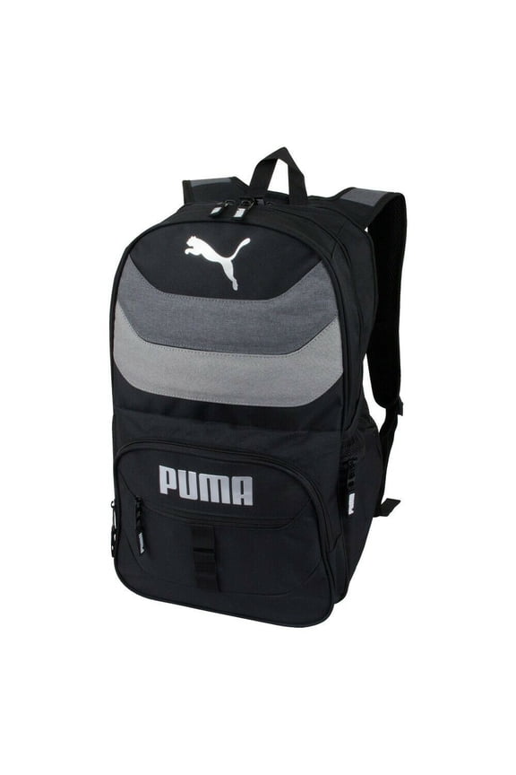19.5" Quilt Stripe Laptop Backpack Fully Padded School Travel Bag