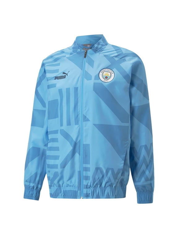 2022-23 Manchester City Pre-Match Jacket - Light Blue XL