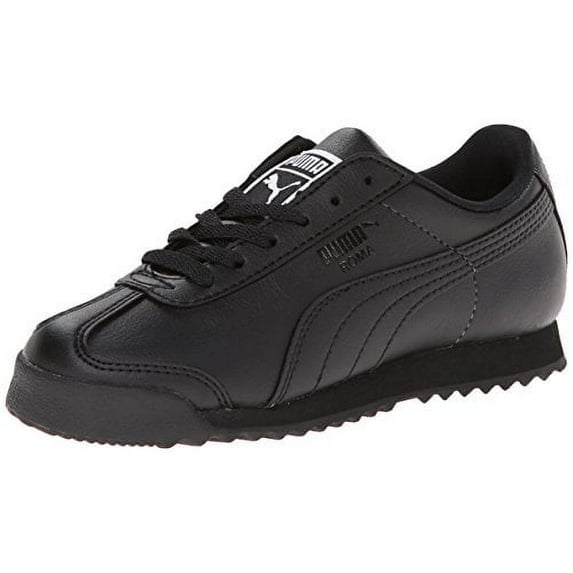 Big Kid's Puma Roma Basic Black/Black (354260 12) - 4.5