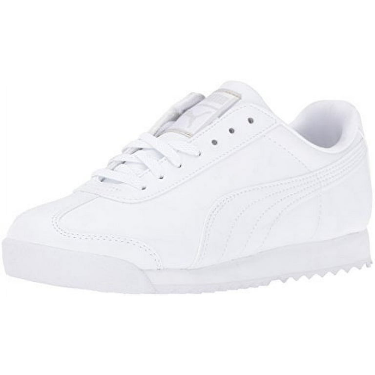 Puma roma best sale all white