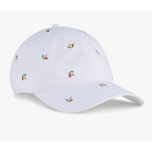 Puma AP Umbrella Dad Hat (White Glow, Adjustable) Golf Cap 2025 NEW