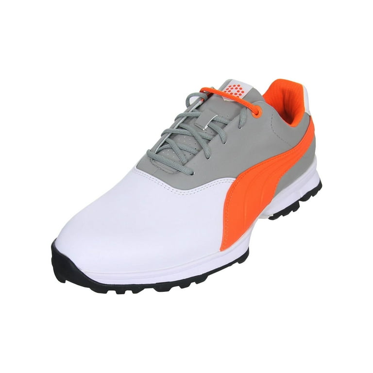 Puma golf shoes top orange