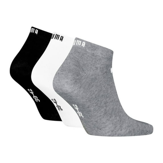Puma Adult Quarter Ankle Socks (Pack of 3)