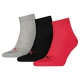 thumbnail image 1 of Puma  Adult Quarter Training Ankle Socks (Pack of 3), 1 of 4