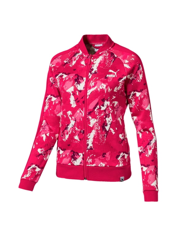 Puma All Over Print T7 Women's Track Jacket Love Potion 573571-28