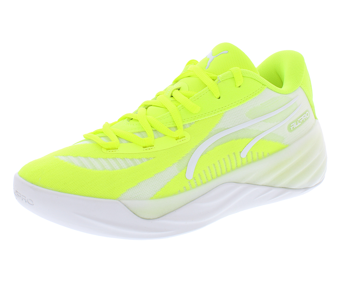 All Pro Nitro Mens Shoes Size 8, Color: Lime Squeeze/White