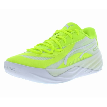 Puma All Pro Nitro Mens Shoes Size 8, Color: Lime Squeeze/White