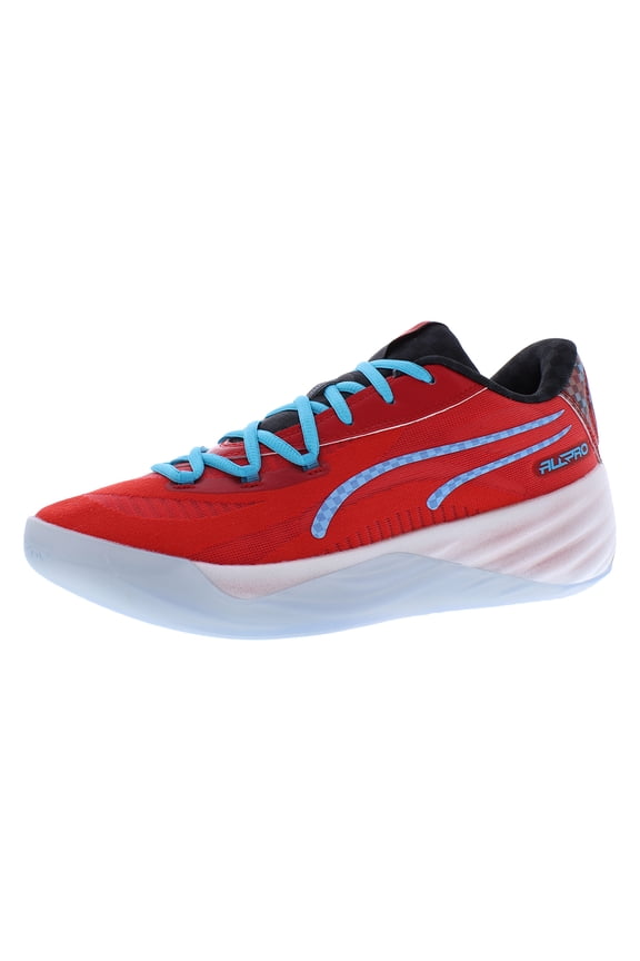 All Pro Nitro Scoot Mens Shoes Size 8, Color: For All Time Red/Bright Aqua