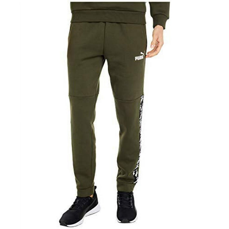 Puma Amplified Mens Active Pants Size M Color Forest Night