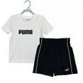 thumbnail image 1 of Puma Baby Boys T- Shirt & Shorts Set Size 18 Months Black /White Summer Outfit, 1 of 1