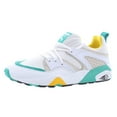 thumbnail image 1 of Puma Blaze of Glory Retro Mens Shoes Size 9.5, Color: White/Grey/Violet, 1 of 5