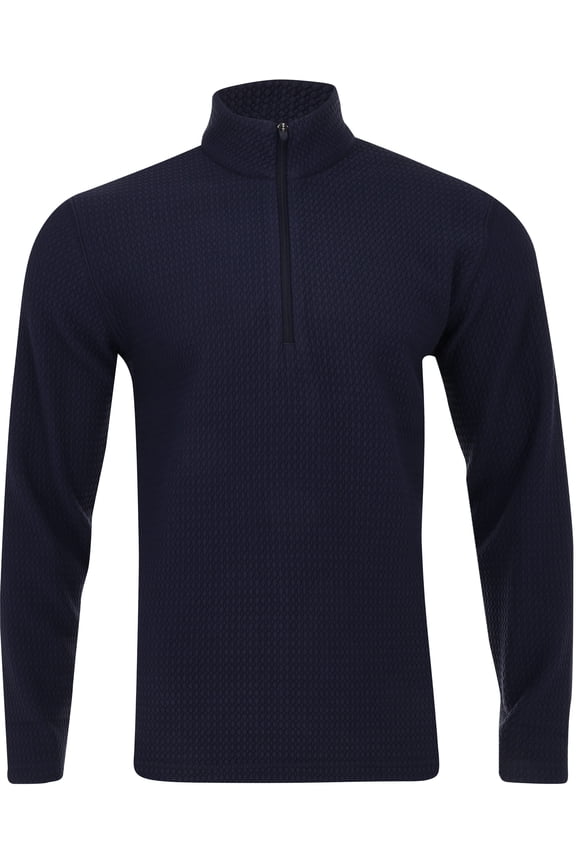 Boulder Quarter Zip Deep Navy Outerwear Men L