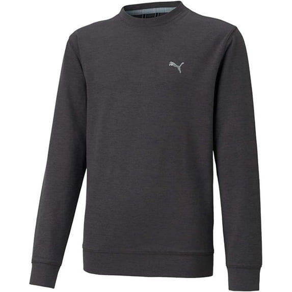 Puma Boy's Cloudspun Puma Black Heather Sweater Junior S