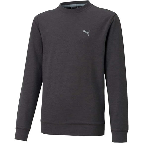 Puma Boy's Cloudspun Puma Black Heather Sweater Junior S