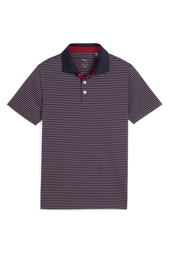 Boys Mattr Stripe Deep Navy Shirt Junior XS