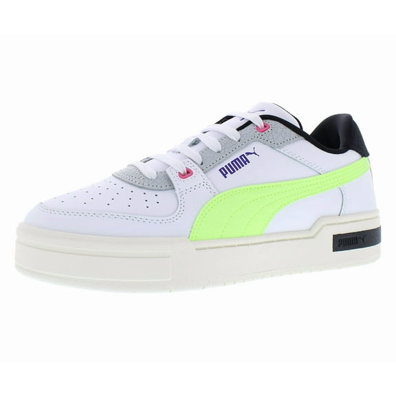 Puma CA Pro Break  Mens Shoes Size 11, Color: White/Fizzy Apple/Aqua