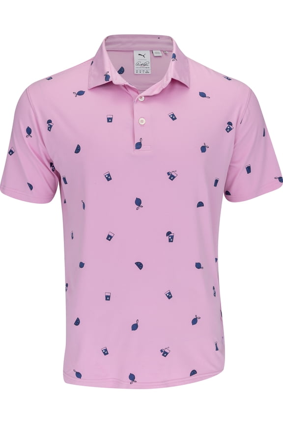 CLOUDSPUN AP Citrus Pale Pink/Lake Blue Shirt Men S