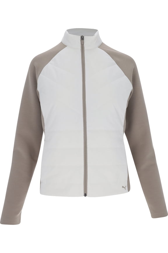 CLOUDSPUN Fleece Hybrid Warm White/Ice Coffee Outerwear Women S