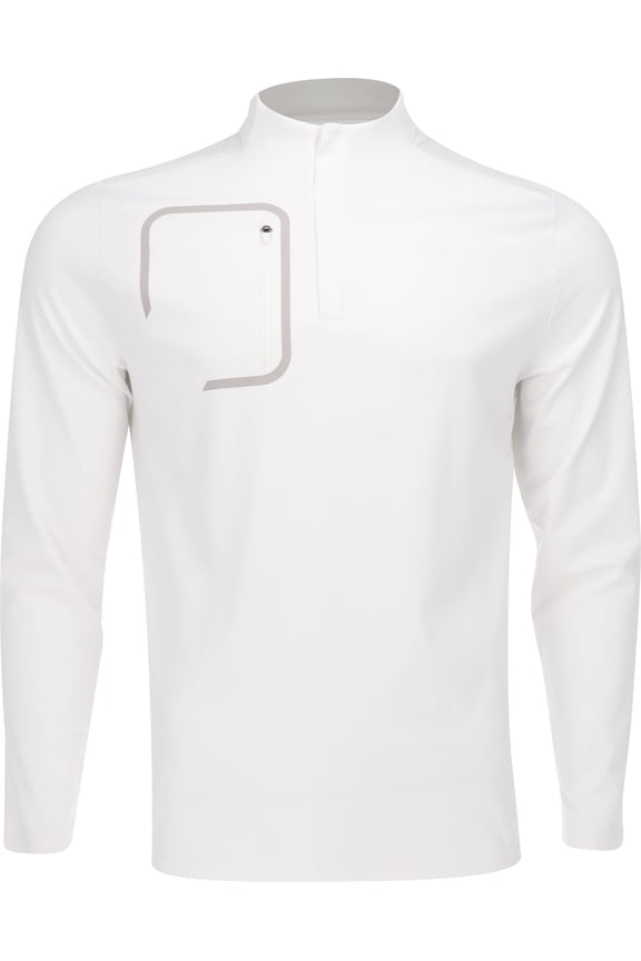 CLOUDSPUN Tech 1/4 Zip White Glow Outerwear Men XXL