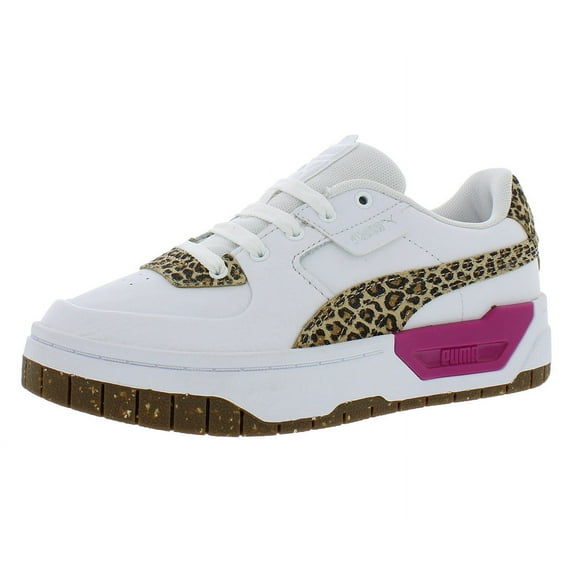 Puma Cali Dream Natural Lux Womens Shoes Size 9, Color: White/Fuchsia/Silver