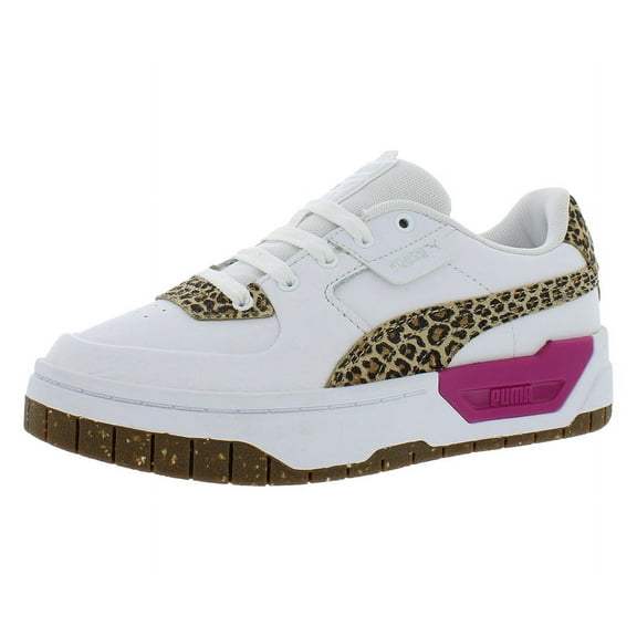Puma Cali Dream Natural Lux Womens Shoes Size 9, Color: White/Fuchsia/Silver