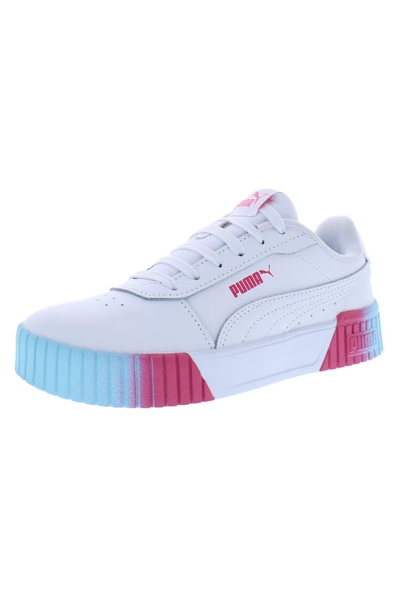 Carina 2.0 Fade GS Girls Shoes Size 7, Color: White/Multi-Colored