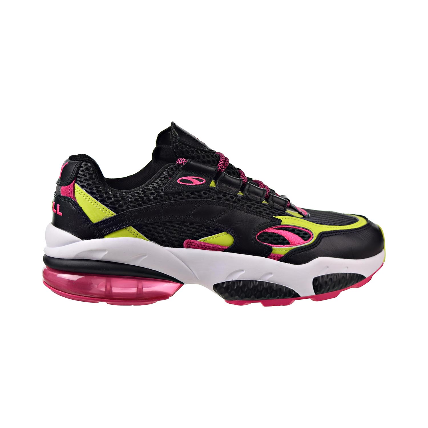 Puma Cell Venom 370417-01 Men Black/Pink/Lime Punch Athletic Running Shoes C1385 (11) - image 1 of 6