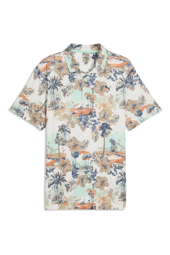 Cloudspun Palm Warm White Mint Jelly Melon Glow Shirt Men L