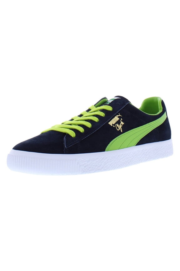 Clyde Clydezilla Mij Mens Shoes Size 8.5, Color: Navy/Lime Smash