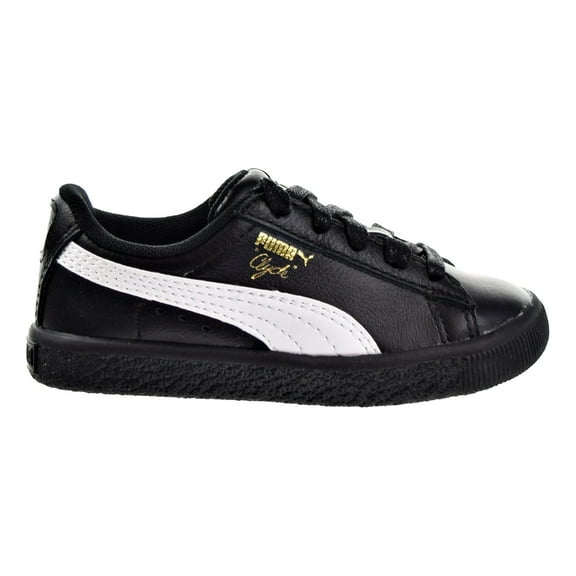 Puma Clyde Core L Foil Toddler Shoes Puma Black/Puma White 364663-02