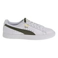 thumbnail image 1 of Puma Clyde Core Lace Women's Shoes White/Olive/Gold 365737-02, 1 of 6