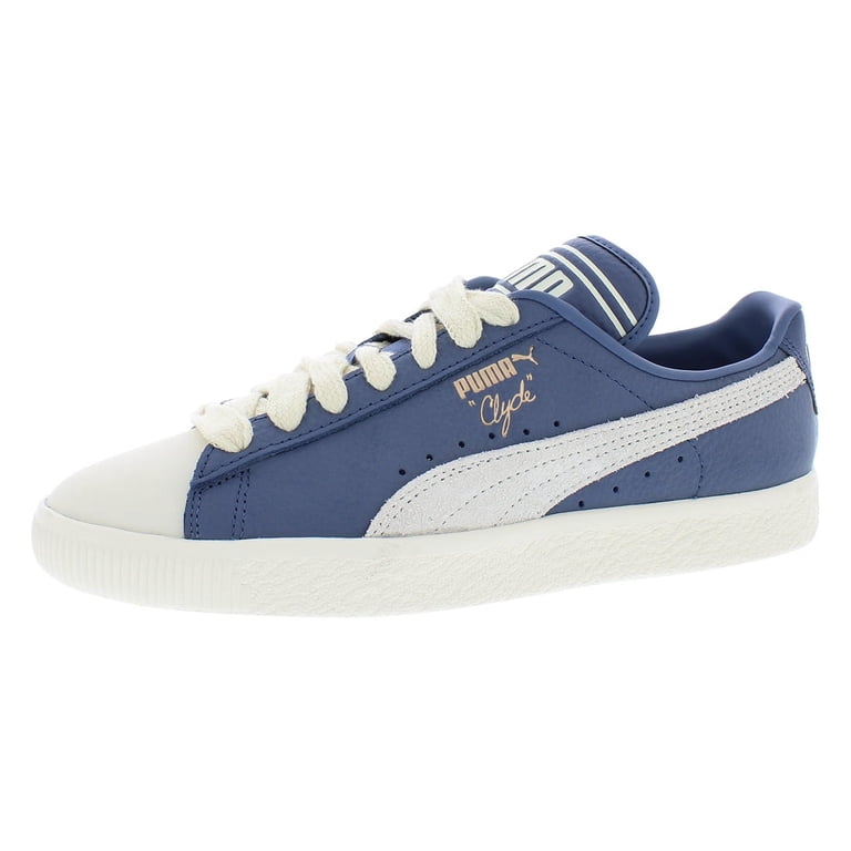 Puma Clyde Q3 Rhuigi Mens Shoes Size 11, Color: Pristine/Inky Blue