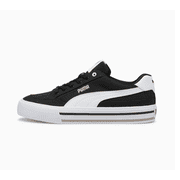 Puma Court Classic Vulcanized Formstrip, Black/White, Men's Size 12