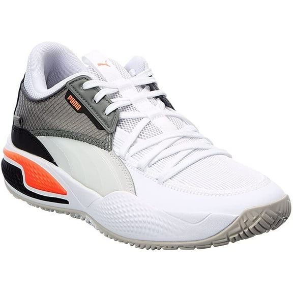 Puma Court Rider 195064-04 Men's White Black Basketball Sneaker Shoes FL2161 (10)