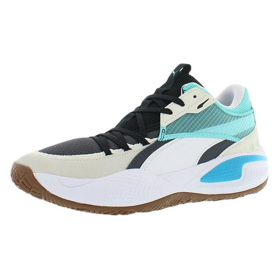 Puma Court Rider Summer Days Mens Shoes Size 8.5, Color: Blue/Egret/Teal