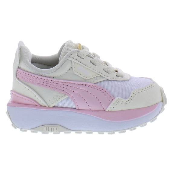 Puma Cruise Rider Silky Ac Infant/Toddler Shoes Size 4, Color: Cream/Pink