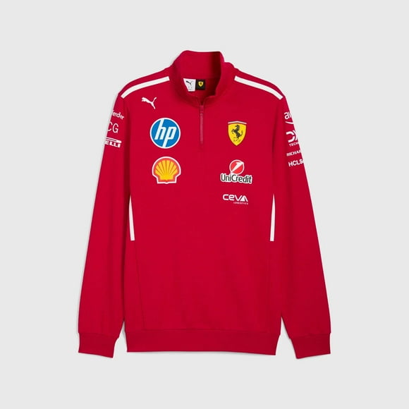 Puma Ferrari Red Zip Sweat Jacket
