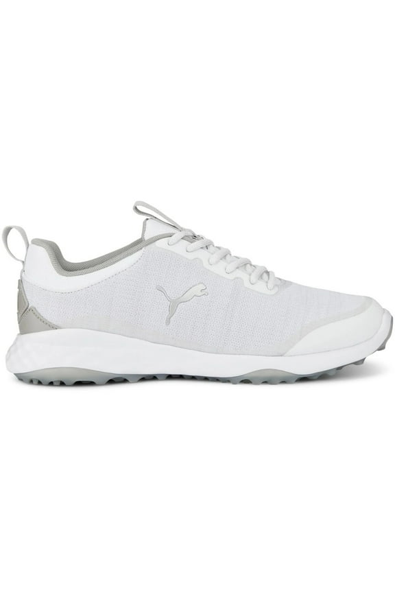 NEW Puma Men's Fusion Pro Golf Shoes White/Silver Size 11.5 M