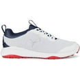 thumbnail image 1 of NEW Puma Men's Fusion Pro Golf Shoes White/Navy/Red Size 9 M, 1 of 4