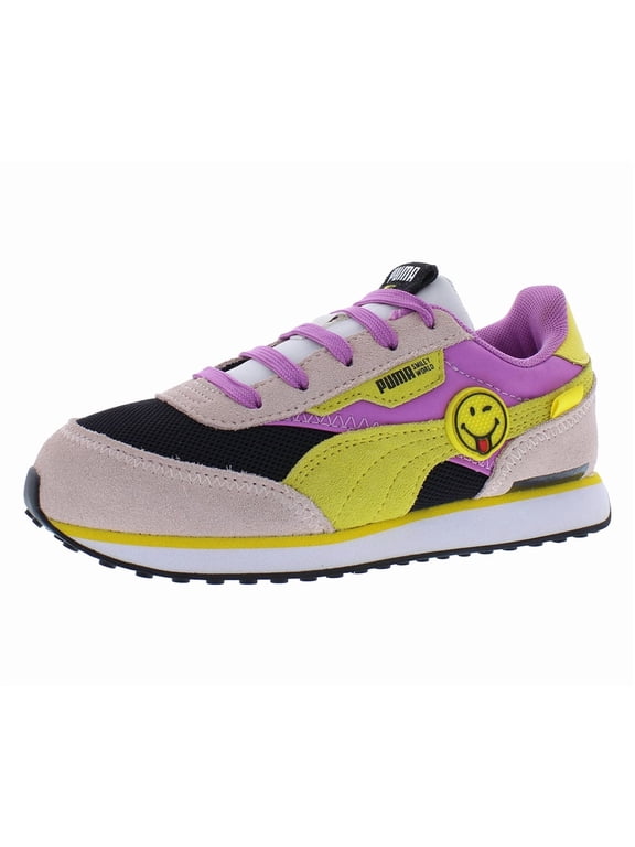 Future Rider SmileyWorldPS Girls Shoes Size 3, Color: Rose Quartz/Mauve Pop/Black