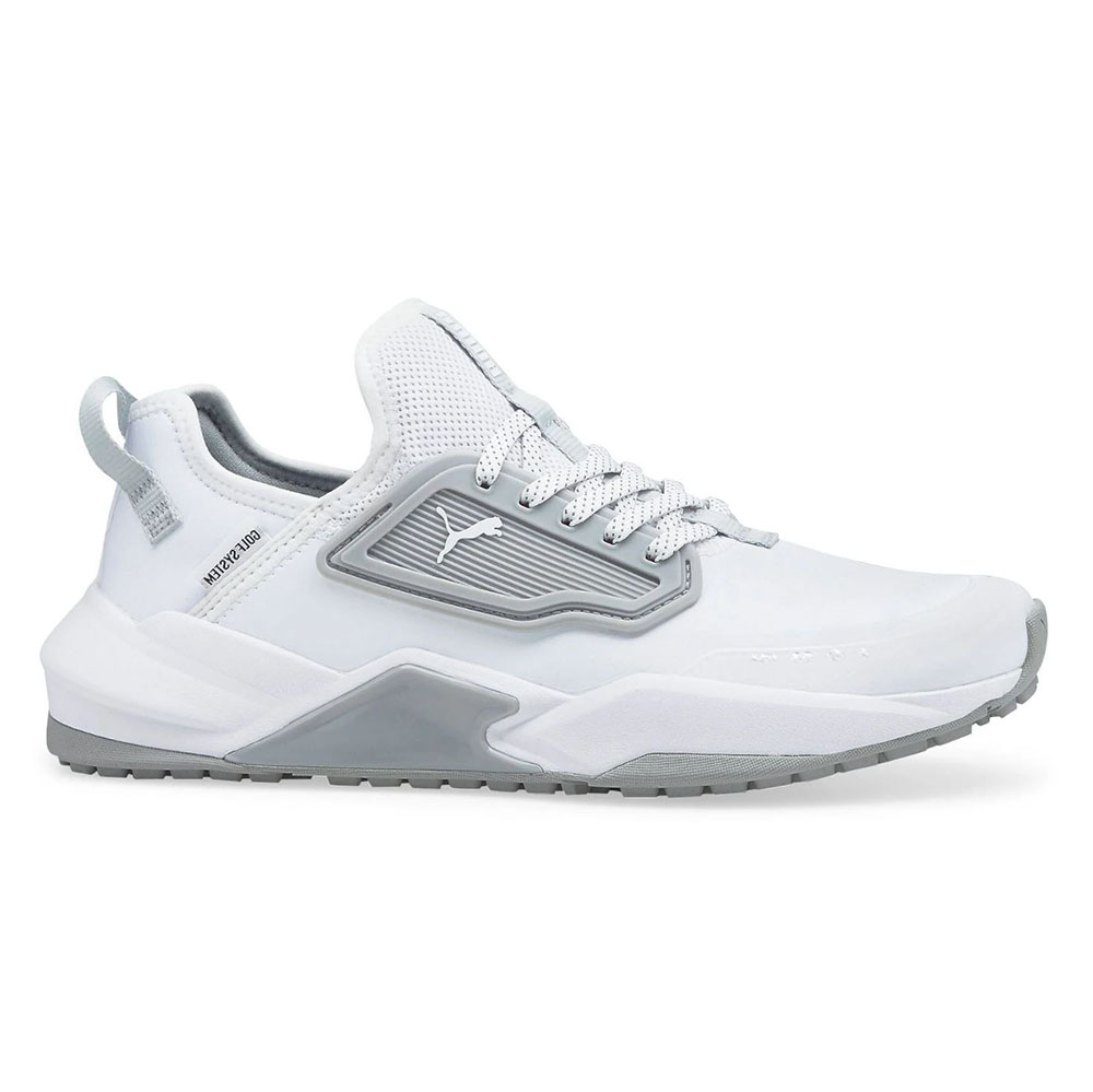 Nuevos zapatos de golf sin clavos Puma para hombre GS-One Blanco/Alto Rise Talla 8.5M