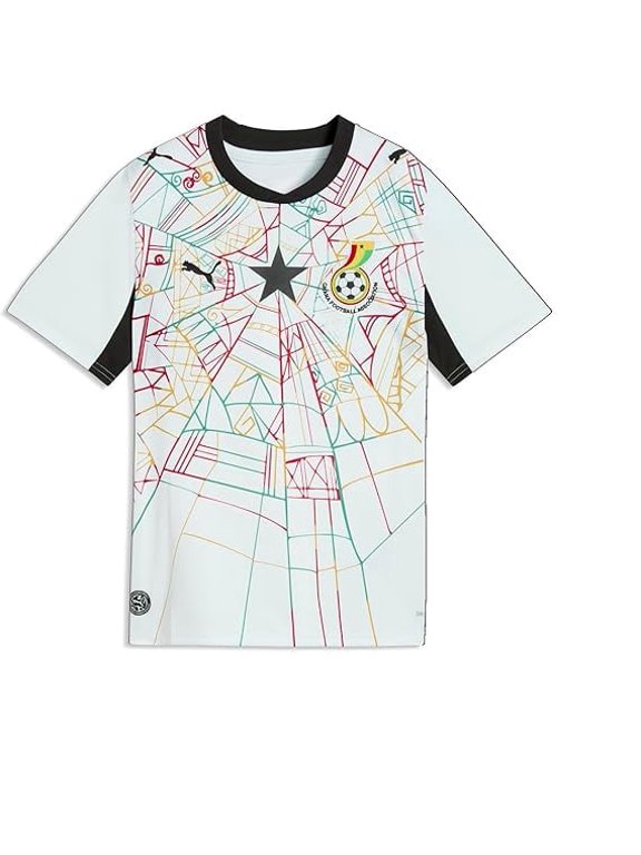 Unisex-Child Ghana FA Home Jersey Replica