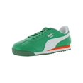 thumbnail image 1 of Puma Girls Roma Basic Jr Faux Leather Sneakers Green 6.5 Narrow (C) Big Kid, 1 of 2